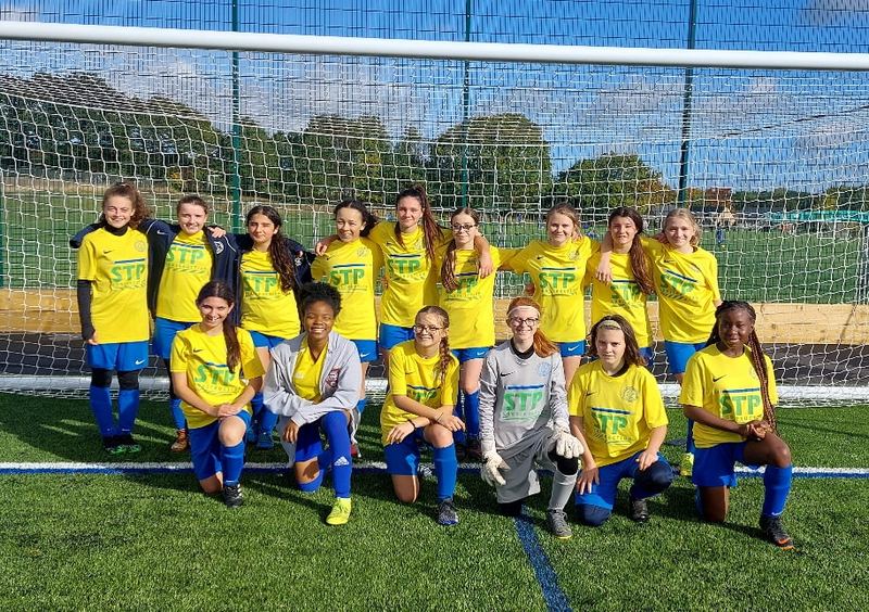 The U15 Wildcats team sponsored by STP Construction