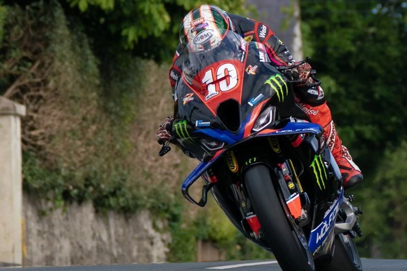 Peter Hickman racing